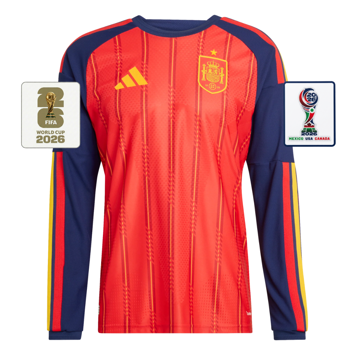 Jersey Long Sleeve Spanish Home Player 2026
