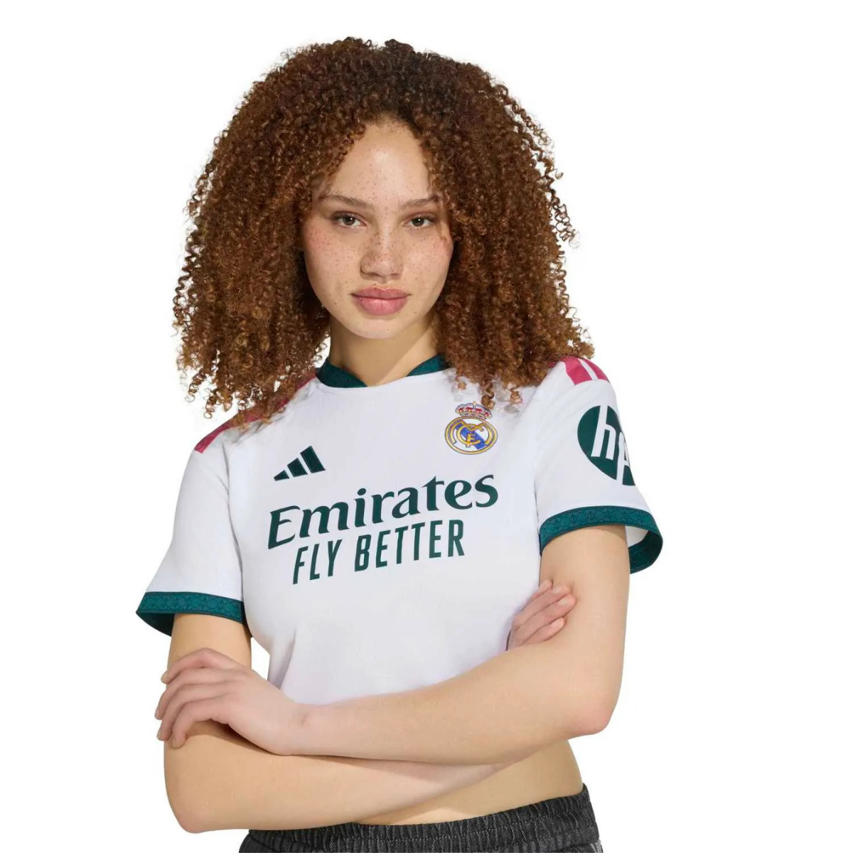 Jersey Real Madrid Home Women Cropped 2026-27