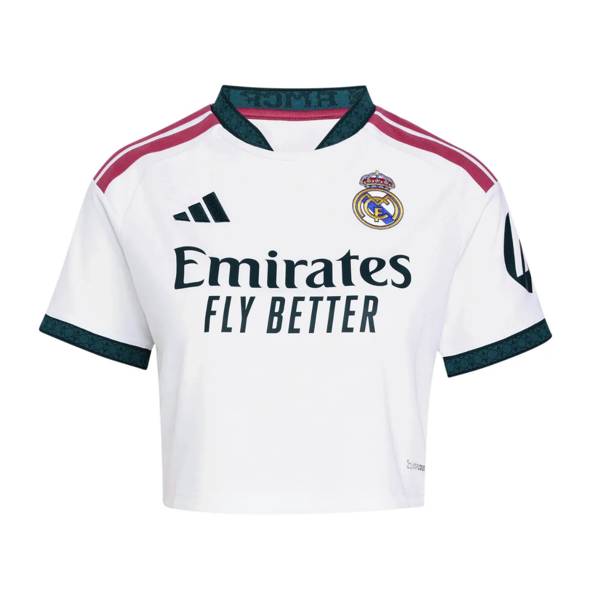 Jersey Real Madrid Home Women Cropped 2026-27